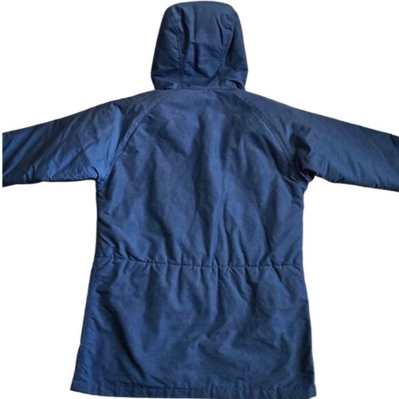 Vintage Sierra Designs 60/40 Mountain Parka Jacket S Blue Hood Rain Pockets - Picture 4 of 9